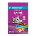 WHISKAS Seafood Selections Adult Dry Cat Food With Natural Salmon and Shrimp Flavour, Large 9.1kg Bag 🍁 All In One Marketplace Canada