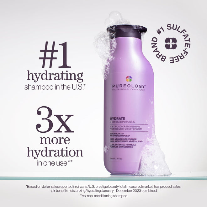 Pureology Hydrate Shampoo for Dry Hair, 266mL 🍁 All In One Marketplace Canada
