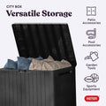 Keter City 30 Gal Outdoor Storage Box and Patio Side Table 🍁 All In One Marketplace Canada