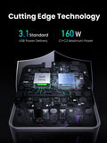 UGREEN Nexode Pro 160W USB C Charger, 4-Port PD3.1 140W GaN Charger Block Compact PPS Fast Charger for MacBook Pro M4, Pixelbook, XPS, iPad, iPhone 17 Pro Max, Galaxy S26 S25, Pixel 10, Steam Deck 🍁 All In One Marketplace Canada