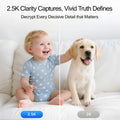 CINMOORE 2.5K Camera Surveillance Interieur, Indoor Security Cam, Free AI Pet/Person/Cry Detection, 4MP Pet Camera with Phone App Pan Tilt 2.4GHz WiFi, Night Vision, Full Duplex Audio 🍁 All In One Marketplace Canada