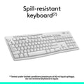 Logitech MK270 Wireless Keyboard and Mouse Combo for Windows, 2.4 GHz Wireless, Compact Mouse, 8 Multimedia and Shortcut Keys, 2-Year Battery Life, for PC, Laptop - Off White 🍁 All In One Marketplace Canada