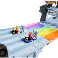 Hot Wheels Mario Kart Rainbow Road Raceway 8-Foot Track Set with Lights & Sounds & 2 1:64 Scale Vehicles, Race with 5-Track Colorful Course with 2 Configurations, Toy for Kids Ages 4 Years Old & Up 🍁 All In One Marketplace Canada