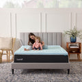 LUCID 2 Inch Gel Memory Foam Plush - Cooling Targeted Convoluted Comfort Zones Mattress Topper - Queen 🍁 All In One Marketplace Canada