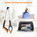 REWKCY 32in/83cm Grabber Reacher Tool 2-Pack, Foldable Reacher Grabber with 360° Rotating Jaw & Magnet, Heavy Duty Pick Up Stick for Seniors 🍁 All In One Marketplace Canada