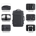 Carry On Backpack, 50L Travel Backpack, Luggage Backpack TSA Flight Approved Laptop Backpack for Men & Women, Large Expandable Backpack 40L Daypack Lightweight Business Weekender Bag, Black 🍁 All In One Marketplace Canada