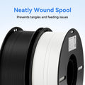 Filament 1.75mm 2 Packs for 3D Printing, Cost-Effective Ender PLA Filament 3D Printers, No-Tangling, Strong Bonding and Overhang Performance Dimensional Accuracy +/-0.02mm, White & Black 🍁 All In One Marketplace Canada