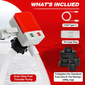 2026 Upgraded Electric Fuel Transfer Pump with Auto-Stop, 3.2 Gallon per Min, USB & Battery Powered, 51" Hose, 4 Gas & Jerry Can Adapters, Leak-Proof Gas Pump for Gasoline, Diesel and Kerosene 🍁 All In One Marketplace Canada