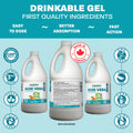 Aloe Vera Drinkable Gel, Orange, Heartburn & Acid Reflux, 1,5 L 🍁 All In One Marketplace Canada