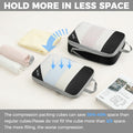 BAGAIL 6 Set/8 Set Compression Packing Cubes, Ultralight Expandable Packing Organizers for Carry on Travel Luggage(6set Jet Black) 🍁 All In One Marketplace Canada