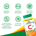 Jamieson Vitamin C 250 mg Gummies, 130 Gummies, Natural Tangy Orange Flavour, Supports Immune Health, Family Friendly (3+), Vegetarian, Non-GMO, No Artificial Flavours, Colours or Preservatives 🍁 All In One Marketplace Canada