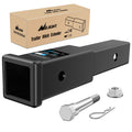 Nilight Trailer Hitch Extender 7 inch Extension Length Fits for 2" Receiver Tube with 5/8 inch Stainless Steel Bolt Flange Nut and Clip 3,500 lbs GTW Matte Black 🍁 All In One Marketplace Canada