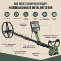 Gbnryg Professional Metal Detector for Adults,12" IP68 Waterproof Search Coil with LCD Backlight,5 Modes Gold Detector,Advanced DSP Chip&High Accuracy System for Beach/Gold Hunting 🍁 All In One Marketplace Canada