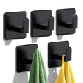 Auxmir Self Adhesive Hooks for Coat Towel, 7KG Heavy Duty Towel Hooks Stick on Wall and Door, 5 Pack Stainless Steel Waterproof Rustproof Wall Hanger for Bathroom Kitchen Office Shower 🍁 All In One Marketplace Canada