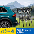 MaxxHaul (70210) 4-Bike Deluxe Hitch Mount Rack , Black 🍁 All In One Marketplace Canada
