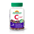 Jamieson Vitamin C + Immune Shield, 60 Gummies, Natural Elderberry Flavour. With Elderberry and Zinc. Supports Immune Health, Relieves Early Cold Symptoms, Family Friendly (3+) 🍁 All In One Marketplace Canada