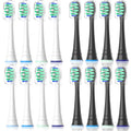 Toothbrush Head Compatible with Philips Sonicare Electric Toothbrush, Replacement Brush Heads for Phillips Sonicare 4100 5100 6100 9900 C2 W3 and More Click-on Handles (8white+8black) 🍁 All In One Marketplace Canada