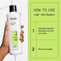 Nioxin Scalp + Hair Thickening System 2 Shampoo, For Natural Hair with Progressed Thinning, 10.1 fl oz (Packaging May Vary) 🍁 All In One Marketplace Canada