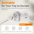 TESSAN Canada to European Travel Adapter 2 Pack, Plug Adaptor 🍁 All In One Marketplace Canada