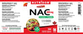 Nutridom NAC 600 mg, 300 Capsules, Canadian-Made N-Acetyl-L-Cysteine Supplement, Non-GMO, Vegan, Gluten Free, Made in Canada 🍁 All In One Marketplace Canada