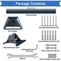Starlink Gen 3/4/4X Mount Adapter Aluminum Alloy, 15.7" Heavy Duty Steel Pivot Pole Pipe with Adjustable Base (Roof Mount) 🍁 All In One Marketplace Canada