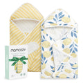 Momcozy Baby Towel with Hooded - Ultra Soft & Absorbent Large Bath Towel Set for Comfort & Gentle on Baby's Skin - Med Thick& Durable -Shower Gift & Bath Essential for Newborn, Infant, Toddler 🍁 All In One Marketplace Canada