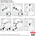 Oxo Tot Perch Booster Seat with Straps, Gray 🍁 All In One Marketplace Canada