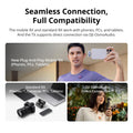 DJI Mic Mini 2 Transmitter, Wireless Mini Mic, Vlogging Microphone, Bluetooth Microphone, Ultralight, 8h Operating Time, Power Saving, Noise Cancelling, Streaming 🍁 All In One Marketplace Canada