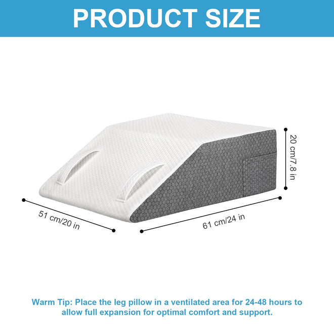 Ceecysaa Leg Elevation Pillow for Bed,20cm Height High-Density Foam Pillow 🍁 All In One Marketplace Canada