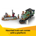 LEGO Creator 3 in 1 Haunted Mansion Building Toy for Kids - Halloween Building Blocks & Learning Toy for Girls & Boys, Ages 9+ - Build a Haunted House, Train, or Ship - Gift for Birthdays - 31167 🍁 All In One Marketplace Canada
