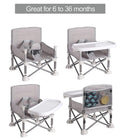 PandaEar Portable Baby Seat Travel Chair| Compact Fold with Straps for Indoor/Outdoor Use| Great for Camping, Beach, Lawn |Toddlers, Kids, Boys, Girls (Neural Seat) 🍁 All In One Marketplace Canada