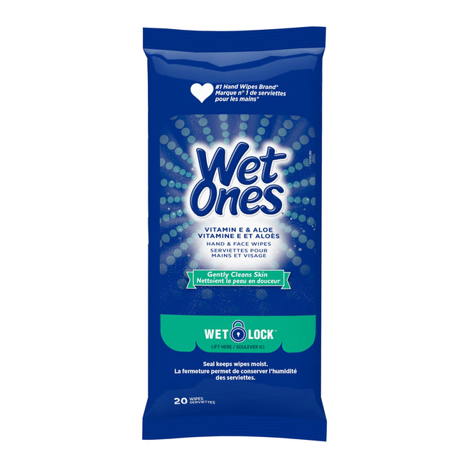 Wet Ones Vitamin E and Aloe Hand Wipes, Wet Wipes, 20 Count (10 pack) 🍁 All In One Marketplace Canada