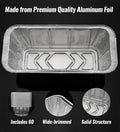 NUPICK 40 Pack Grease Cup Liners for Blackstone 17"/28"/36" Griddle, Drip Pan Liners for Blackstone 5017, Disposable Aluminum Foil Drip Pan Liner 🍁 All In One Marketplace Canada