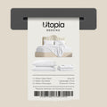 Utopia Bedding King Bed Sheets - 4 Piece King Size Cooling Sheet Set - Hotel Luxury Soft Breathable Microfiber, Oeko-TEX, Deep Pocket Easy Fit & Care, Fade & Wrinkle Resistant, White 🍁 All In One Marketplace Canada
