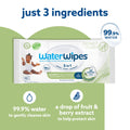 WaterWipes Sensitive+ Baby & Toddler Wipes, 3-in-1, Cares, Protects, 99.9% Water, Textured Clean, Unscented & Hypoallergenic, 540 Count (Pack of 9) 🍁 All In One Marketplace Canada