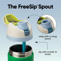 Owala FreeSip Insulated Stainless Steel Water Bottle with Straw, BPA-Free Sports Water Bottle, Great for Travel, 24 Oz, Putting Green 🍁 All In One Marketplace Canada