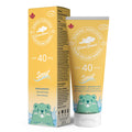 Green Beaver SPF 40 Sport Sunscreen for Kids, 100% Natural Lotion, Reef Safe, Mineral made with Organic Ingredients, Broad-Spectrum UVA and UVB Sun Protection, Water and Sweat resistant, Benzene-free, Hypoallergenic and Hydrating for the Skin, 90ml