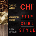 CHI Original Digital Ceramic Hairstyling Iron, Hair Straightener Delivers Shiny, Smooth Results, Even Heat for Less Damage, 1" Iron, Piano Black 🍁 All In One Marketplace Canada