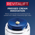 L'Oreal Paris Retinol Pressed Night Cream with Niacinamide, Reduces the Look of Wrinkles & Hydrates Skin, Revitalift Triple Power LZR, Skincare, 47 ml 🍁 All In One Marketplace Canada