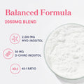 Inositol | Hormone Balance for Women | Myo-Inositol & D-Chiro | Ideal 40:1 Ratio | Myoinositol 2000mg, D Chiro 50mg | Regulate Menstrual Cycle & Support Ovarian Health | 120 Ct (1 Month Supply) 🍁 All In One Marketplace Canada