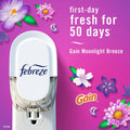 Febreze Plug In Air Freshener, Odor-Fighting Scented Oil Refill, Home and Bathroom and Kitchen, Long Lasting for Strong Odors, Gain Moonlight Breeze & Gain Original Scents, Refills, 4 Count 🍁 All In One Marketplace Canada