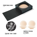 VOCH GALA Nipple Cover for Women 2 Pairs, Reusable Sticky Bra, Ultra Thin Nipple Pasties, Travel Essentials Crème 🍁 All In One Marketplace Canada