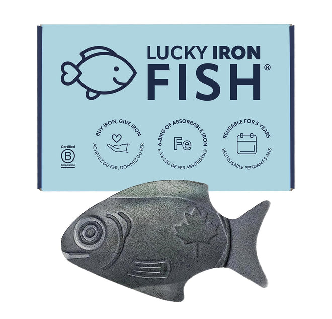 The Original Lucky Iron Fish ®. An Iron Supplement Alternative to Reduce Deficiency. No Side Effects. Use once daily - 5 year supply included. Canadian-Owned. 🍁 All In One Marketplace Canada