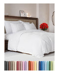 Duvet Cover King Size Set - Extra Soft King Size Duvet Cover 104 x 90 with 2 Pillow Shams - Hotel Luxury, Easy Care and Fade Free with Zipper Closures & Ties - Comfy, Breathable Bedding Set (White) 🍁 All In One Marketplace Canada