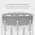 Ubbi Vertical Baby Bottle Drying Rack, Countertop Drying Rack Baby Accessory, Grey 🍁 All In One Marketplace Canada