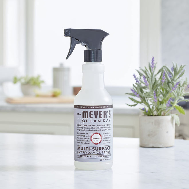 Mrs. Meyer's Clean Day Multi-Surface Cleaner Spray, All-Purpose Cleaner Solution for Home & Kitchen, Lavender Scent, 473 ml Spray Bottles, 4 Pack 🍁 All In One Marketplace Canada