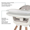 Maxi-Cosi Moa 8-in-1 High Chair, removable kitchen booster, converts to stool, table and chair, easy to clean, Horizon Sand 🍁 All In One Marketplace Canada