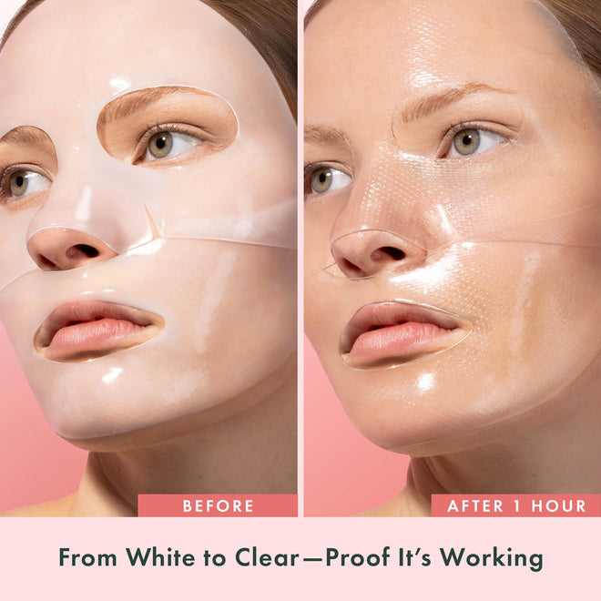 Rael Collagen PDRN Hydrogel Mask - Deep Hydration, Daily Face Masks for Face, Korean Skincare (4 Count) 🍁 All In One Marketplace Canada