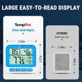 TempPro Waterproof Wireless Pool Thermometer Easy Read, Digital Pool Thermometer Floating for Swimming Pool, Hot Tub, Cold Plunge, Pond, Upgraded IPX8 Water Temperature Monitor (Previously ThermoPro) 🍁 All In One Marketplace Canada