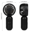 Ackdine Mini Portable Fan - Handheld Fan, 3 Pack USB Rechargeable Personal Fan, Battery Operated Lightweight Small Makeup/Pocket Fan with 3 Speeds For Stylish Girl Boys Women Men Office Outdoor Travel 🍁 All In One Marketplace Canada